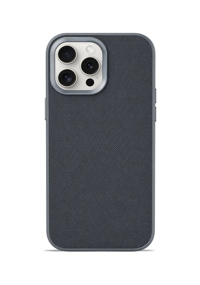 Premium Fabric Cover Graphite Shadow İphone 16 Pro Gri