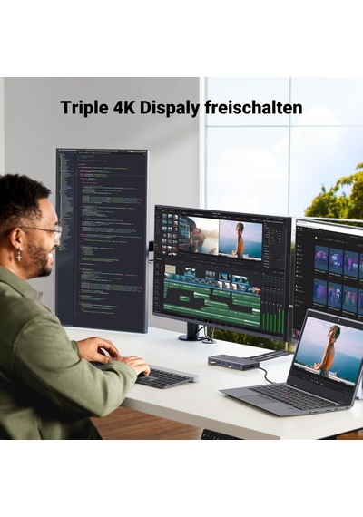 Ugreen Revodok Pro 313 Usb C Bağlantı İstasyonu Üçlü Ekran 10 Gbps Usb Bağlantı Noktaları 13 In 1 Usb C Hub 2hdmı, Dp, 5x Usb A/c Bağlantı Noktaları, Pd 100 W Hızlı Şarj, Gigabit Ethernet, Sd/tf Kart Okuyucu, 3,5 Mm Aux Ugreen Revodok Pro 313 Usb C Bağlantı İstasyonu Üçlü Ekran 10 Gbps Usb Bağlantı Noktaları 13 In 1 Usb C Hub 2hdmı, Dp, 5x Usb A/c Bağlantı Noktaları, Pd 100 W Hızlı Şarj, Gigabit Ethernet, Sd/tf Kart Okuyucu, 3,5 Mm Aux