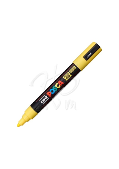 Uni Posca Marker Pc-5M 1.8-2.5 Mm Yellow