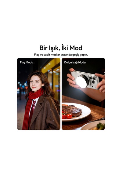 Ulanzi Mfl01 2 Si 1 Arada Bluetooth Manyetik Telefon Flaş Ve Vlog Işığı - L151