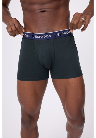 L'espadon Maritime Elite Erkek Boxer Şort -3105 Siyah