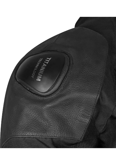 Ebakbak Motosiklet Montu Full Korumalı Titanyum 4 Mevsim Maxdura Hörgüçlü Model Mont Black