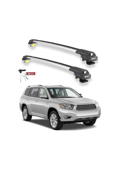Turtle Toyota Highlander Xu40 2008-2013 Ara Atkı Air1 Gri