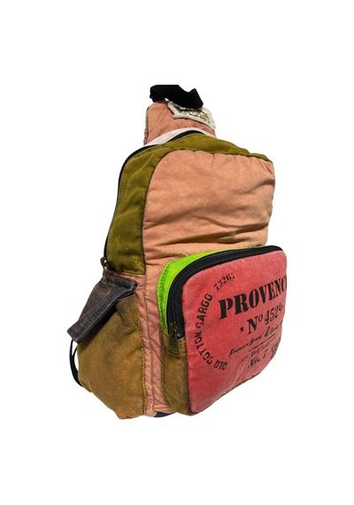 Old Cotton Cargo Kaliteli Laptop Bölmeli Vintage Disayn Sırt Gezi Çantası New Minola 25 Cm X 36 Cm Bordo