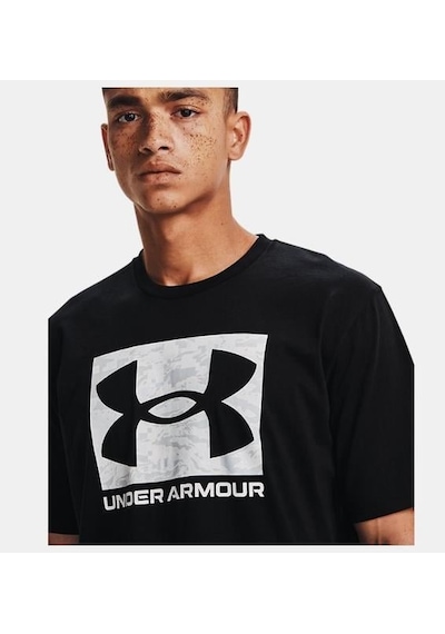 Under Armour Ua Abc Camo Boxed Logo Ss Erkek T-shirt-29554 Siyah