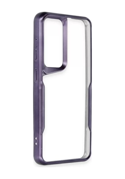 Newface Samsung Galaxy A55 5g Kılıf Boyi Silikon Kapak - Derin Mor