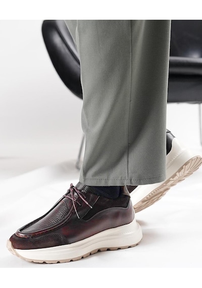 Shoetyle - Kahverengi Hakiki Deri Bağcıklı Erkek Günlük Ayakkabı 115-k525-1321 Kahve Rengi Shoetyle - Kahverengi Hakiki Deri Bağcıklı Erkek Günlük Ayakkabı 115-k525-1321 Kahve Rengi