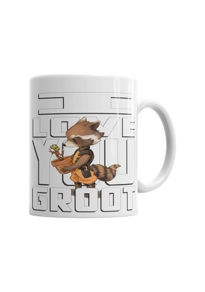 I Love You Groot Kupa Bardak Porselen Karışık