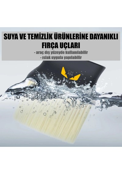 Premium Araç Oto Araba Klima Havalandırma Detaylı Temizlik Fırçası