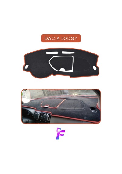 Dacıa Lodgy 2010-2017 Araca Özel Torpido Örtüsü Ön Göğüs Kılıfı Koruma Oto Aksesuar Ta76 Torpido Halısı