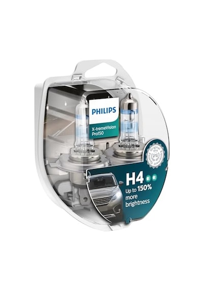 Philips X-tremevision Pro150 H4 Far Ampulü+150%, 2'li Set