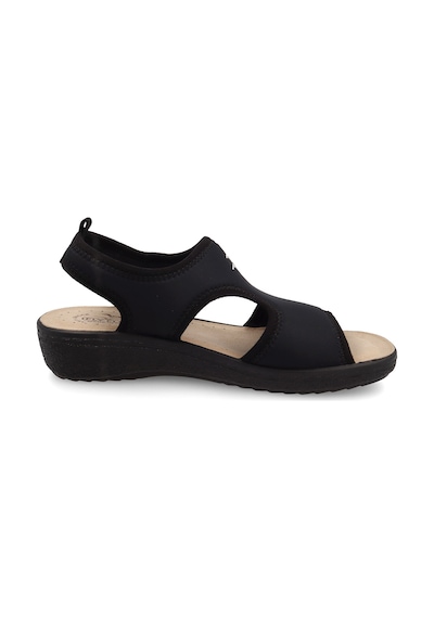 Sneaker Günlük Kadın 55 E71 La Fly Flot Cloth Sandal Black Siyah