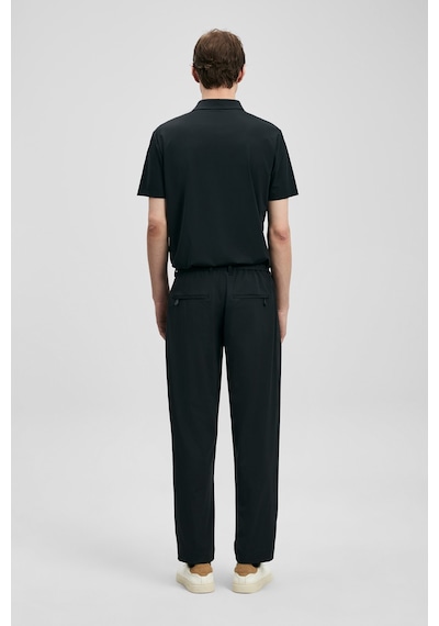 Lufian Spencer Erkek Polo Yaka T-shirt 111040240 Siyah