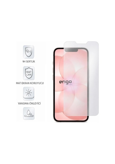 Apple Uyumlu iPhone 17e Mat Ekran Koruyucu 9h Nano Şeffaf 6.1 İnç