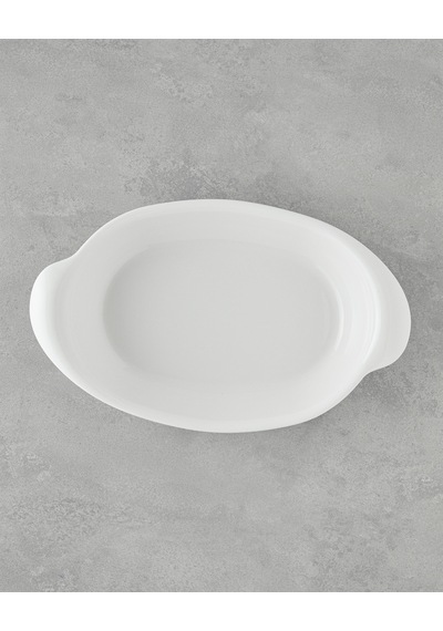 Elise Porselen Fırın Kabı 36 Cm Beyaz