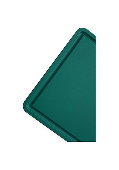 3'lü Türkay 32.5x26.5x2 Cm Saplı-oluklu Polietilen Kesme Tahtası Kesim Levhası Yeşil 1244