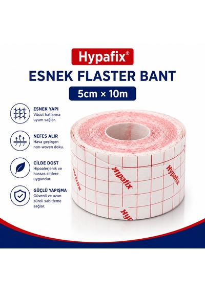 Hypafix Esnek Flaster Bant 5cm 10m 1 Adet