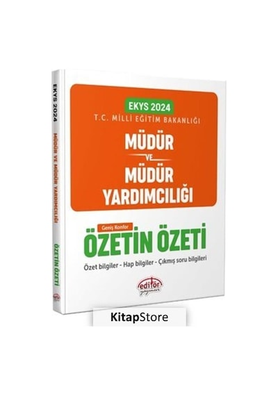 Meb Müdür Ve Müdür Yardımcılığı Özetin Özeti / Komisyon