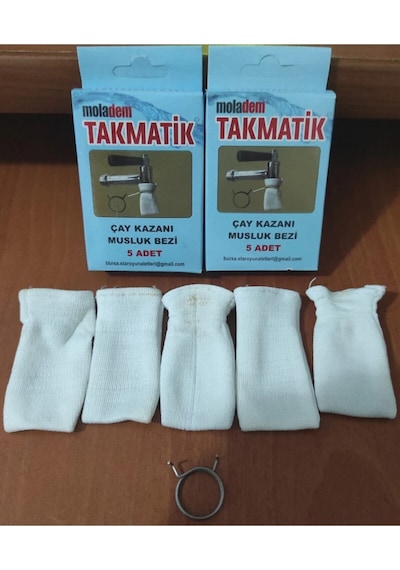 Çay Ocağı Kazanı Için Çaydem Musluk Bezi 5 Adet 1 Pk.