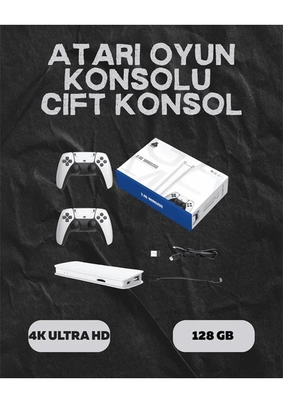 M15 Retro Konsol 20.000 Oyunlu, Çift Gamepadli, 4k Hdmı Çok Renkli