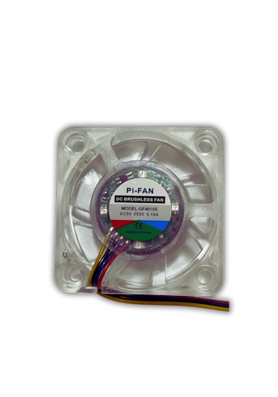 Raspberry Pi 5 52pi 40x40x10mm Soğutma Fanı 5v 4pin - Rgb Led Işıklı 40x40