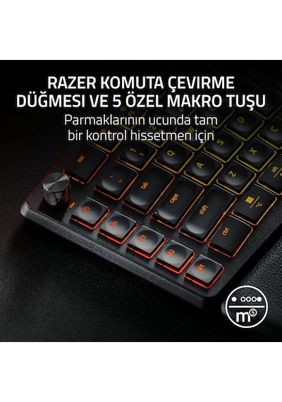 Razer Pro Type Ergo - Kablosuz Ikiye Ayrılabilir Ergonomik Rgb Kl