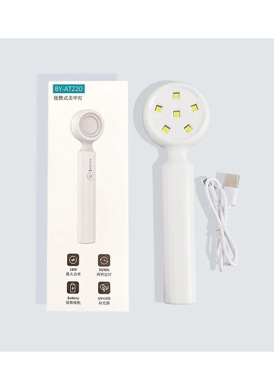 Portatif Mini Uv Led Lamba Manikür Tırnak Kurutucu Led Lamba Beyaz 18w