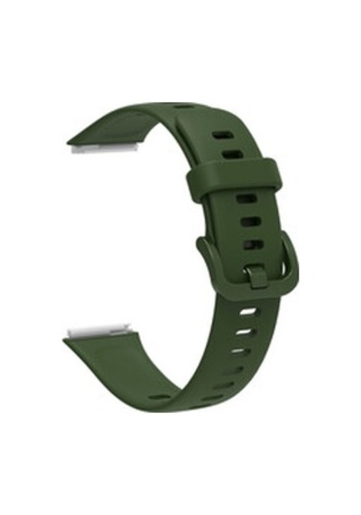Huawei Band 7 Krd-71 Silikon Kordon - Koyu Yeşil