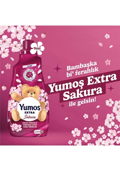 Extra Konsantre Çamaşır Yumuşatıcı Sakura1440 Ml 60 Yıkama X1 Diğer