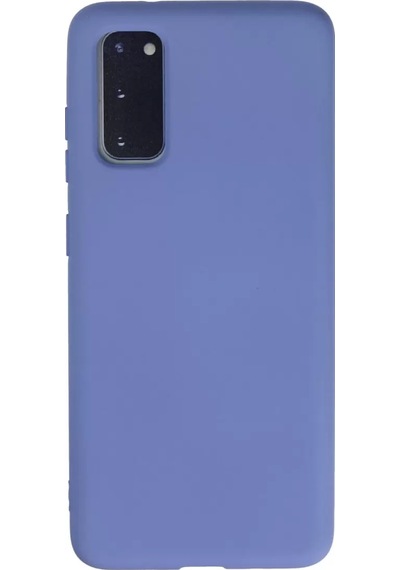 Newface Samsung Galaxy Uyumlu, S20 Kılıf Nano İçi Kadife Silikon - Lila