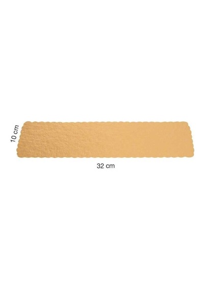 Gold Baton Pasta Altı Kalın 10X32 Cm - 25 Adet N11.794