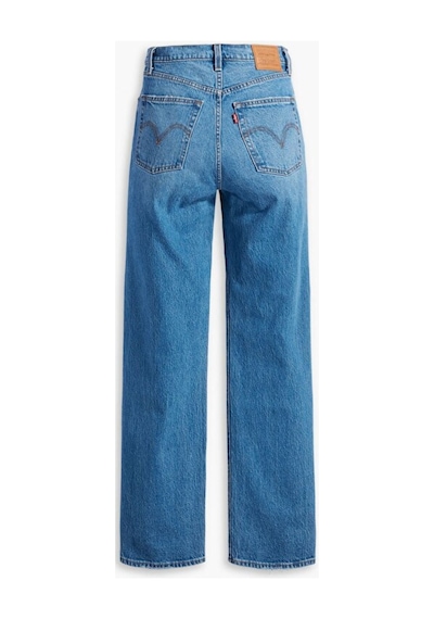 Levi's Ribcage Full Length Kadın Jean Pantolon - Dance Around-16238 Med İndigo - Worn İn