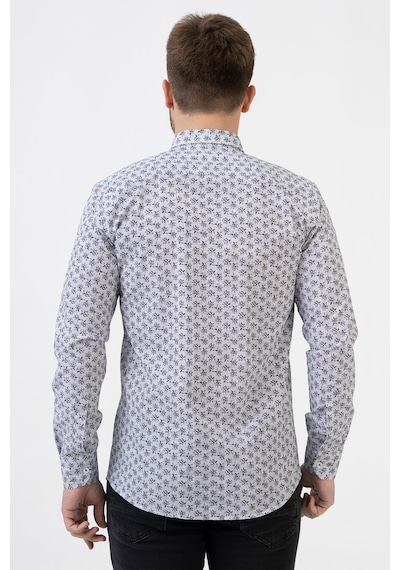 White Stone San Sebastián G2324 Regular Fit Pamuklu Gömlek Desenli Xl Çok Renkli