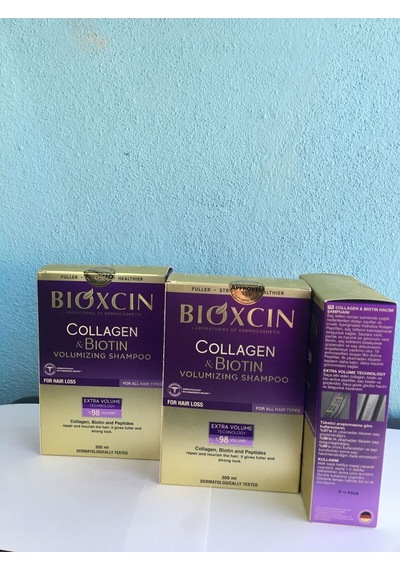 Bıoxcın Collagen Bıotın Hacim Şampuan 3'lü Set