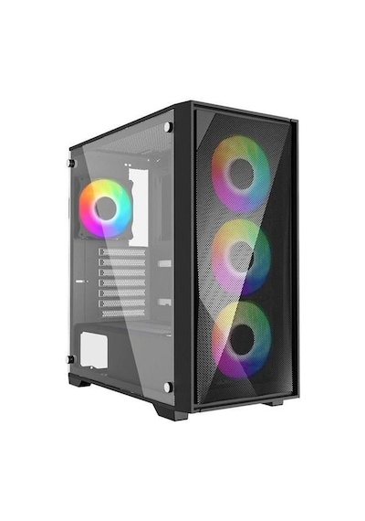 Powerboost PB-P711B FRGB USB 3.0 ATX Mid Tower Oyuncu Kasası