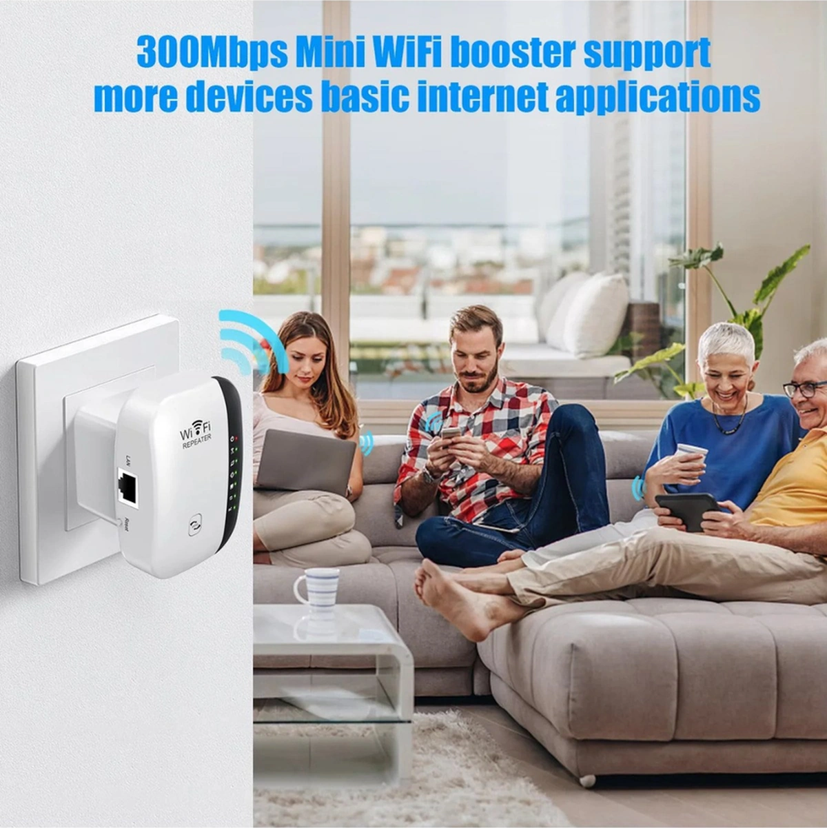 300 Mbps Access Point Wi-fi Repeater Kablosuz Sinyal Güçlendirici
