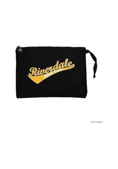 Zepplin Giyim Riverdale High School Siyah Clutch Astarlı Cüzdan / El Çantası