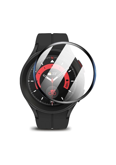 Samsung Uyumlu Galaxy Watch 5 Pro Tam Kaplayan Ekran Koruma 3D Film