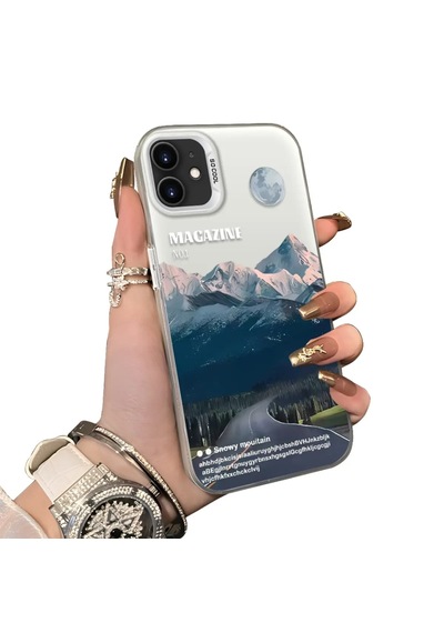 Apple 11 Uyumlu Baskılı Akrilik Telefon Kılıfı 8