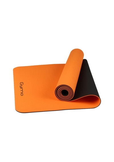Ekolojik 6mm Tpe Yoga Matı Pilates Minderi Turuncu Diğer