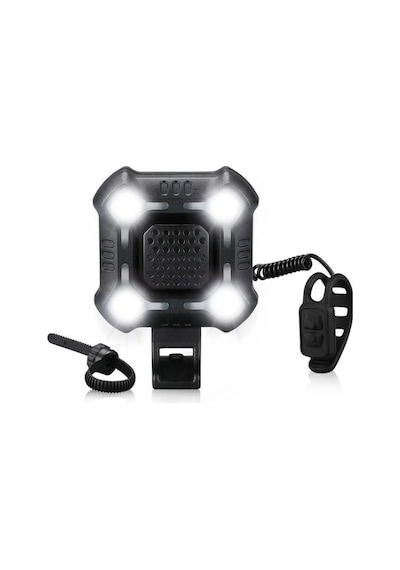 Forte Gt 2122 Bisiklet Ön Işık 350 Lümen 140 Db Usb Şarjlı Yüksek Güçlü Far Korna