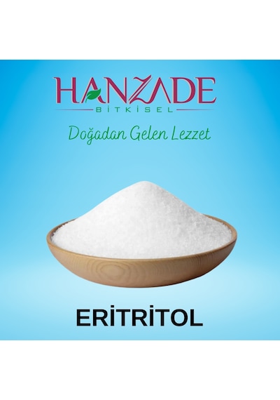 Hanzade Bitkisel Eritritol Doğal Toz Tatlandırıcı 1 KG