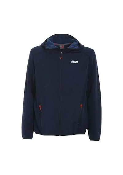 Slam Act Hooded Power Fleece Erkek Polar W13 Lacivert
