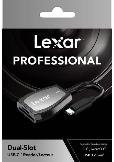 Lexar Profesyonel Çift Yuvalı Okuyucu, Usb-c Bağlantılı, Sd Ve Mi