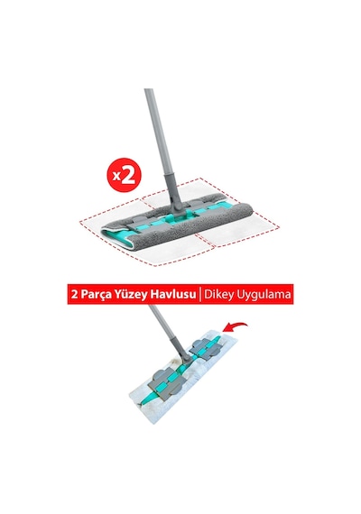 Smarter Beyaz Sabun Kokulu ve Karbonat Katkılı Yüzey Temizlik Havlusu 100'lü