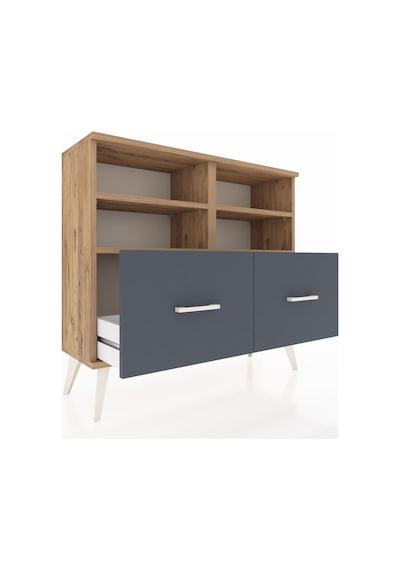 Arges Şifonyer 4 Raflı 2 Çekmeceli 88x30x80 Çam-çam/antrasit Çam/antrasit Arges Şifonyer 4 Raflı 2 Çekmeceli 88x30x80 Çam-çam/antrasit Çam/antrasit