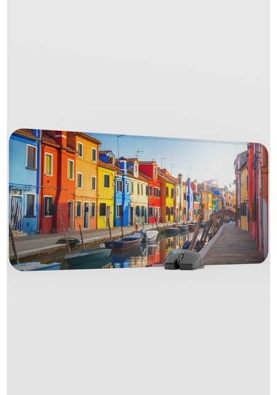 Venedik İtalya V5 90x40 Xxl Gaming Kauçuk Kaymaz Taban Mouse Pad Fare Altlığı