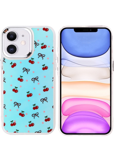 Apple Uyumlu iPhone 11 Kılıf Airbag Tasarımlı Zore Hadra Kapak Kiraz