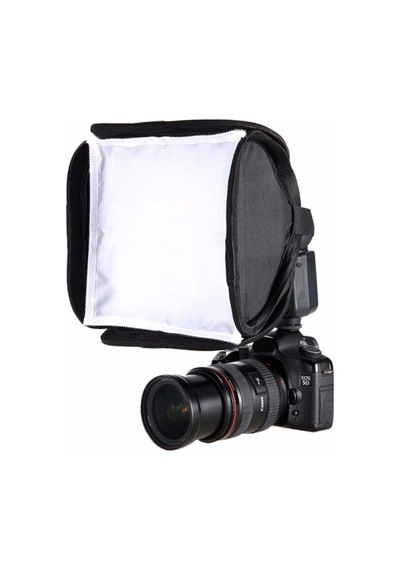Raypro Tepe Flaşları için 23 x 23 CM Softbox Difüzör