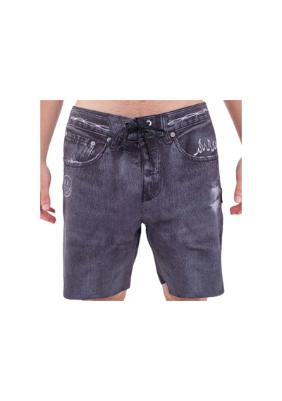 Hurley Hurley Phntm Eco Denim Bdst 18 Erkek Siyah Boardshort Blk Siyah